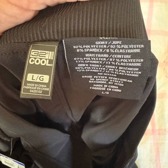 32 Degrees Cool Black Skort Athletic Stretch women’s size large. - Picture 7 of 7